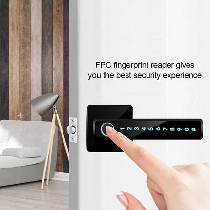 BDI Premium Fingerprint Passcode Smart Keyless Digital Door Lock Mortise Handle