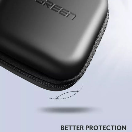 UGREEN Earbuds Earphone Carrying Case Holder Storage Bag with Carabiner