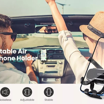 Ugreen Gravity Air Vent Car Phone Holder 360° Rotatable Fits 4.7" to 7" Phone