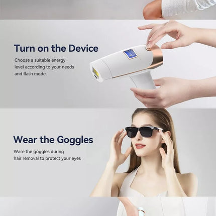 BDI Permanent IPL Hair Removal Device 400K Pulses Intense Pulsed Light Epilator