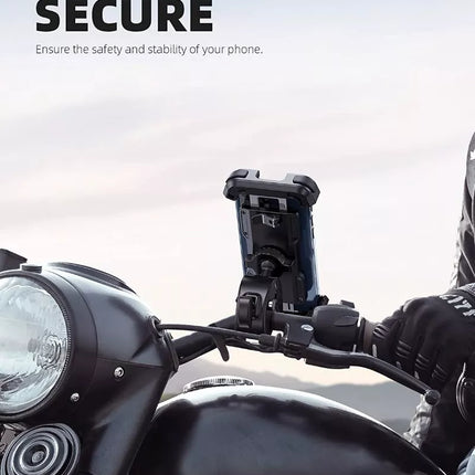 Choetech H067 Bike Motorcycle Adjustable Phone Holder 360° Rotating Up to 6.8"