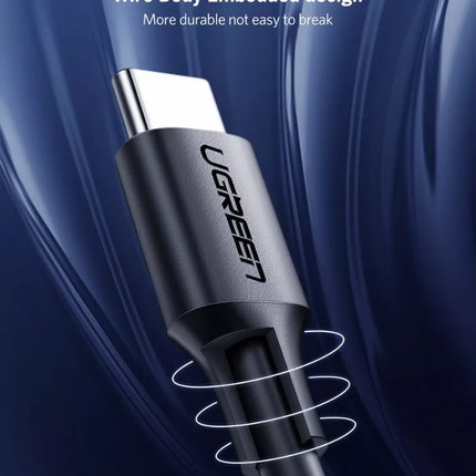 UGREEN USB-C to USB-C PD 60W 20V/3A Fast Charging Data Cable iPhone 16, 15, S24