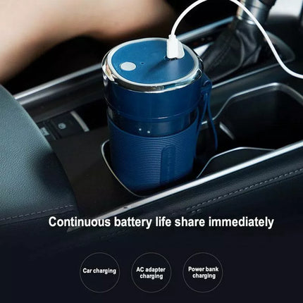 BDI Portable Blender Cup with 6 Blades ice Crusher Fruit Vegetables Juice Maker