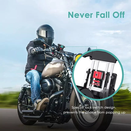 Choetech H067 Bike Motorcycle Adjustable Phone Holder 360° Rotating Up to 6.8"