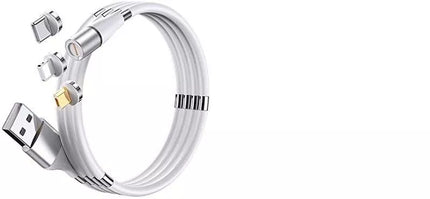 BDI 3-IN-1 PD Fast Charge Cable with Magnetic for USB-C, Micro USB, MFi iOS