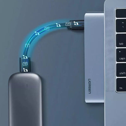 UGREEN 6-in-2 USB C Hub USB 3.0 TF/SD Thunderbolt 3.0 for MacBook Pro/Air M1