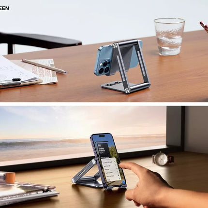 UGREEN Multi-Angle Adjustable & Foldable Aluminum Phone Stand Holder