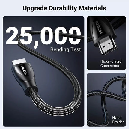 UGREEN 8K HDMI V2.1 to HDMI Cable 48Gbps Ultra High Speed PS5 XBOX HDTV Blu-ray