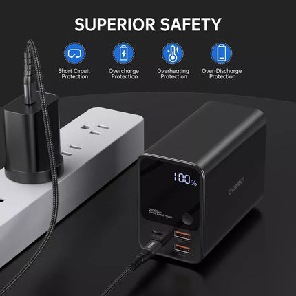 Choetech B635 27000mAh USB-C PD3.0 Portable Laptop Power Bank with 222.5W Output