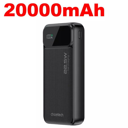 CHOETECH 3-Ports PD 22.5W Digital Display Power Bank - B731, B730, B729, B728