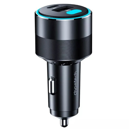 Choetech 130W Dual USB-C & USB Fast Car Charger iPhone 16 iPad MacBook Laptop
