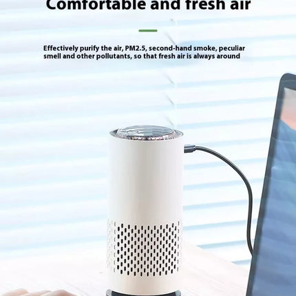 BDI Portable Car Air Purifier w/ HEPA Filter Negative Ion Generator Deodorizer