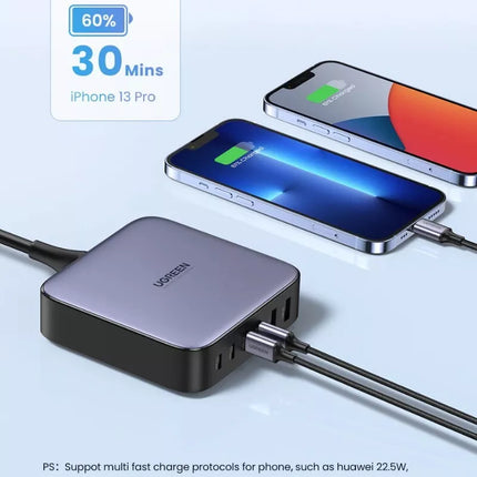 Ugreen Nexode 200W 6 Ports GaN PD Fast Charger for MacBook Pro, iPad, iPhone