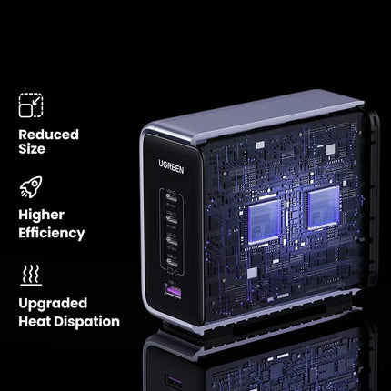 UGREEN 300W Nexode 5 Port GaN III USB Type-C PD 3.1 Fast Charger Laptop Charging
