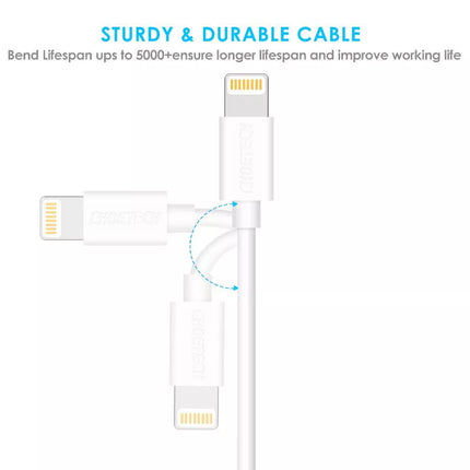 CHOETECH MFi Apple Certified Charge & Sync Cable 2.4A Quick Charge for iPhone
