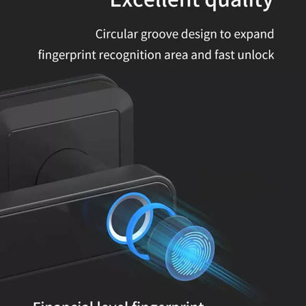 BDI Premium Fingerprint Passcode Smart Keyless Digital Door Lock Mortise Handle