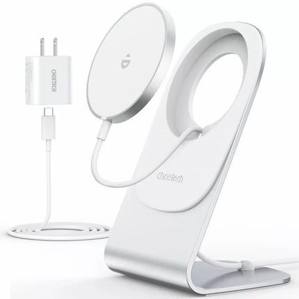 Choetech Magsafe Fast Wireless Magnetic Charger Holder Stand for iPhone 16 15 14