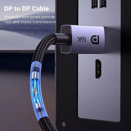 Ugreen 16K DisplayPort DP 2.1 VESA Certified Male to Male Cable Support HDR HDCP
