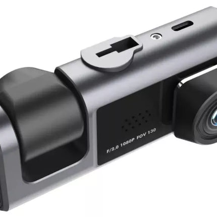 BDI 3 Channel Dash Cam DVR 1080P Front + Inside + Rear for Cars, Uber Driver
