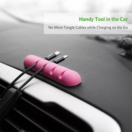 Ugreen 2-Pack 4 Cable Clips Self-Adhesive Cable Management Organizer