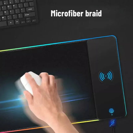 Choetech 15W Wireless Charging RGB Gaming Mouse Pad Extra Large 90cm x 30cm