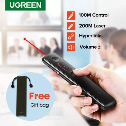 Ugreen Wireless Laser Presenter Flip Pen PPT Remote USB PowerPoint Presentation