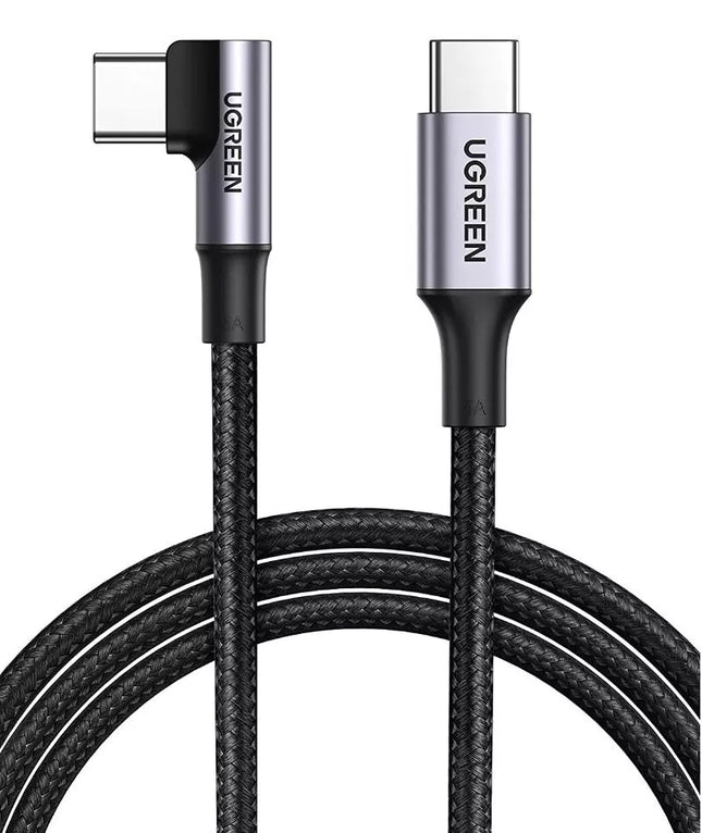 Ugreen 100W USB C to USB C Charging & Data Sync Cable 5A Right Angle 90° Angled