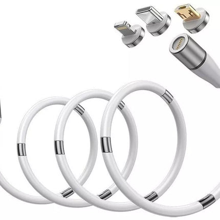 BDI 3-IN-1 PD Fast Charge Cable with Magnetic for USB-C, Micro USB, MFi iOS