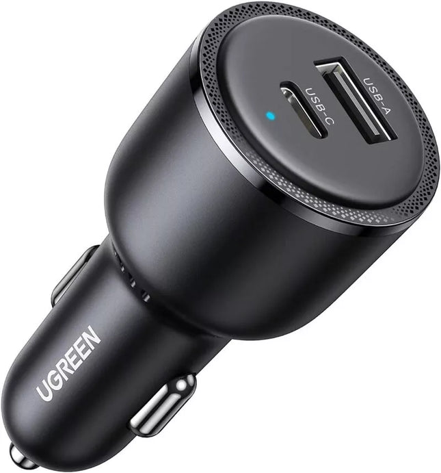 Ugreen 63W USB C Car Charger Adapter - PPS 45W Super Fast Charging 2.0 + 18W QC