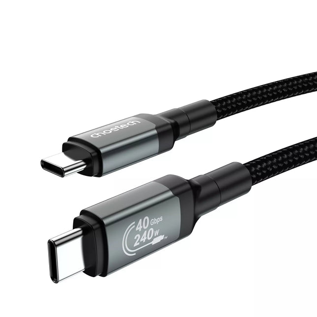 Choetech XCC-1040 USB-C to USB-C Cable USB4 40Gbps 5A 240W PD3.1 8K@60Hz 1.2M