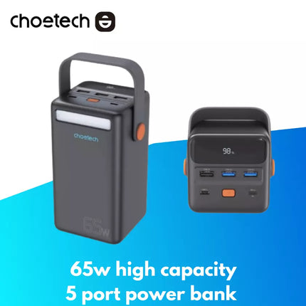 Choetech B664 Power Bank 50,000mAh/185Wh Mini Power Station mobile laptop tablet