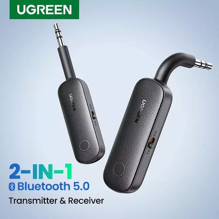 UGREEN 2-in-1 TX & RX Bluetooth 5.0 Transmitter and Receiver 3.5mm Jack to BT