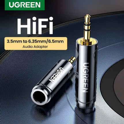 Ugreen 3.5mm Male to 6.5mm Female Headphone Adapter Stereo Converter PREMIUM
