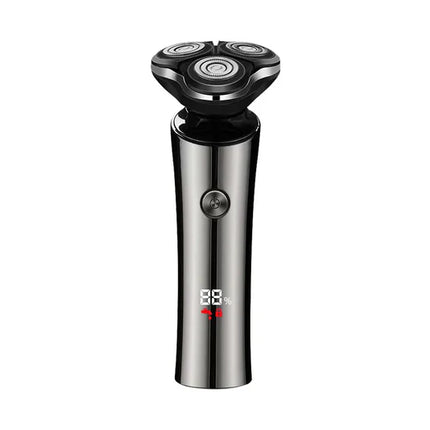 BDI Waterproof Electric Razor for Men Rechargeable Rotary Shaver Wet/Dry LED