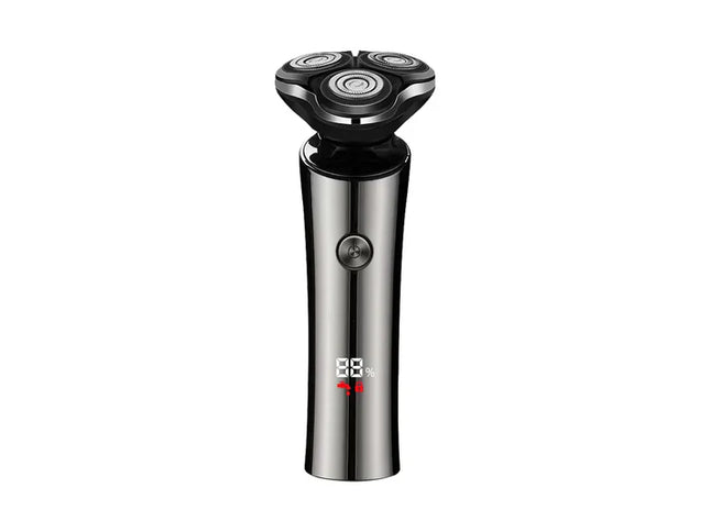 BDI Waterproof Electric Razor for Men Rechargeable Rotary Shaver Wet/Dry LED