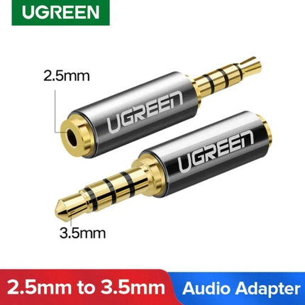 Ugreen 2.5mm Female to 3.5mm Male AUX Audio Adapter Headphone Stereo Plug