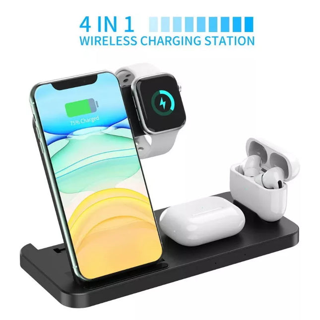 BDI 4-in-1 15W Wireless Fast Charging Station for Apple Watch iPhone AirPods