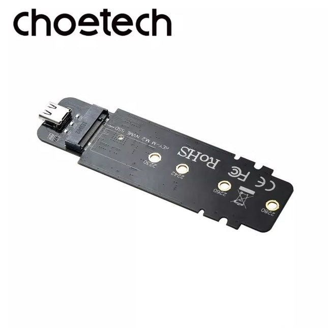 Choetech PC-HDE02 NVMe M.2 SSD to USB External Enclosure Storage Case M Key PCIe