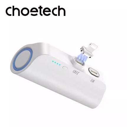 Choetech B660 Mini Power Bank 3000mAh with 3 Magnetic Connectors -Plane Allowed