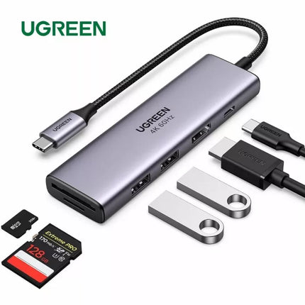 UGREEN 6-in-1 4K HDMI USB C Hub Multiport