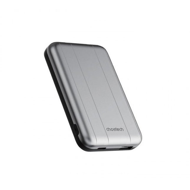 Choetech 5000mAh Magnetic Wireless Charge Power Bank for iPhone 16 or Qi Mobile