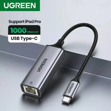 UGREEN USB C to Gigabit RJ45 Ethernet Adapter Network Wired LAN Internet Convert