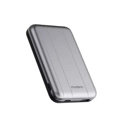 Choetech 5000mAh Magnetic Wireless Charge Power Bank for iPhone 16 or Qi Mobile