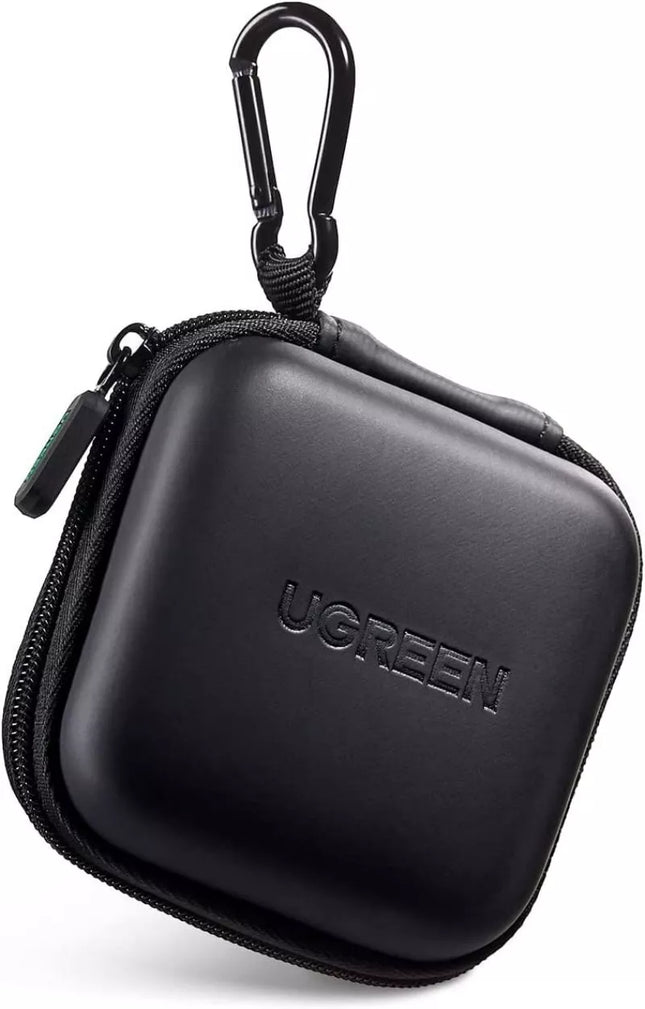 UGREEN Earbuds Earphone Carrying Case Holder Storage Bag with Carabiner