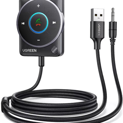 UGREEN Bluetooth 5.4 Receiver AUX Car Audio Adapter Noise Cancellation