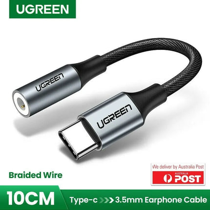 Ugreen USB C to 3.5mm AUX Headphone Adapter Type C Jack Earphone Cable