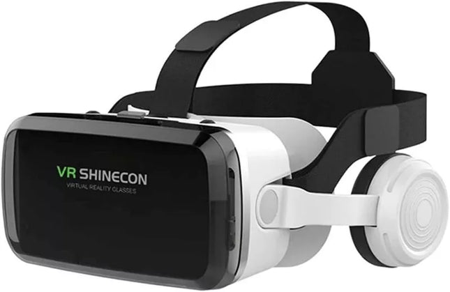 VR SHINCON 6.0 High-Quality 3D VR Glasses Headsets w/ Controller - iOS & Android