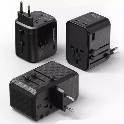 Choetech GaN Universal Travel Adapter Power Plug PD5008, PD5009, PD6028