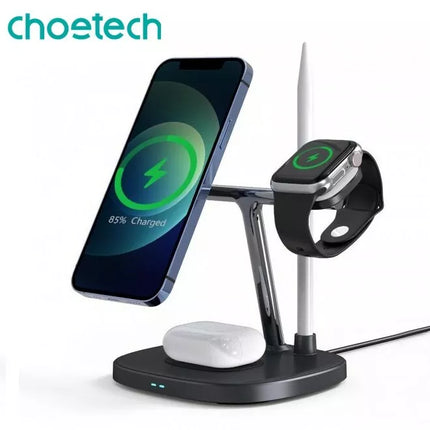Choetech T583-F Apple 4-in-1 Magnetic Wireless Charger w/ MagSafe iPhone iWatch