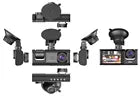 BDI 3 Channel Dash Cam DVR 1080P Front + Inside + Rear for Cars, Uber Driver